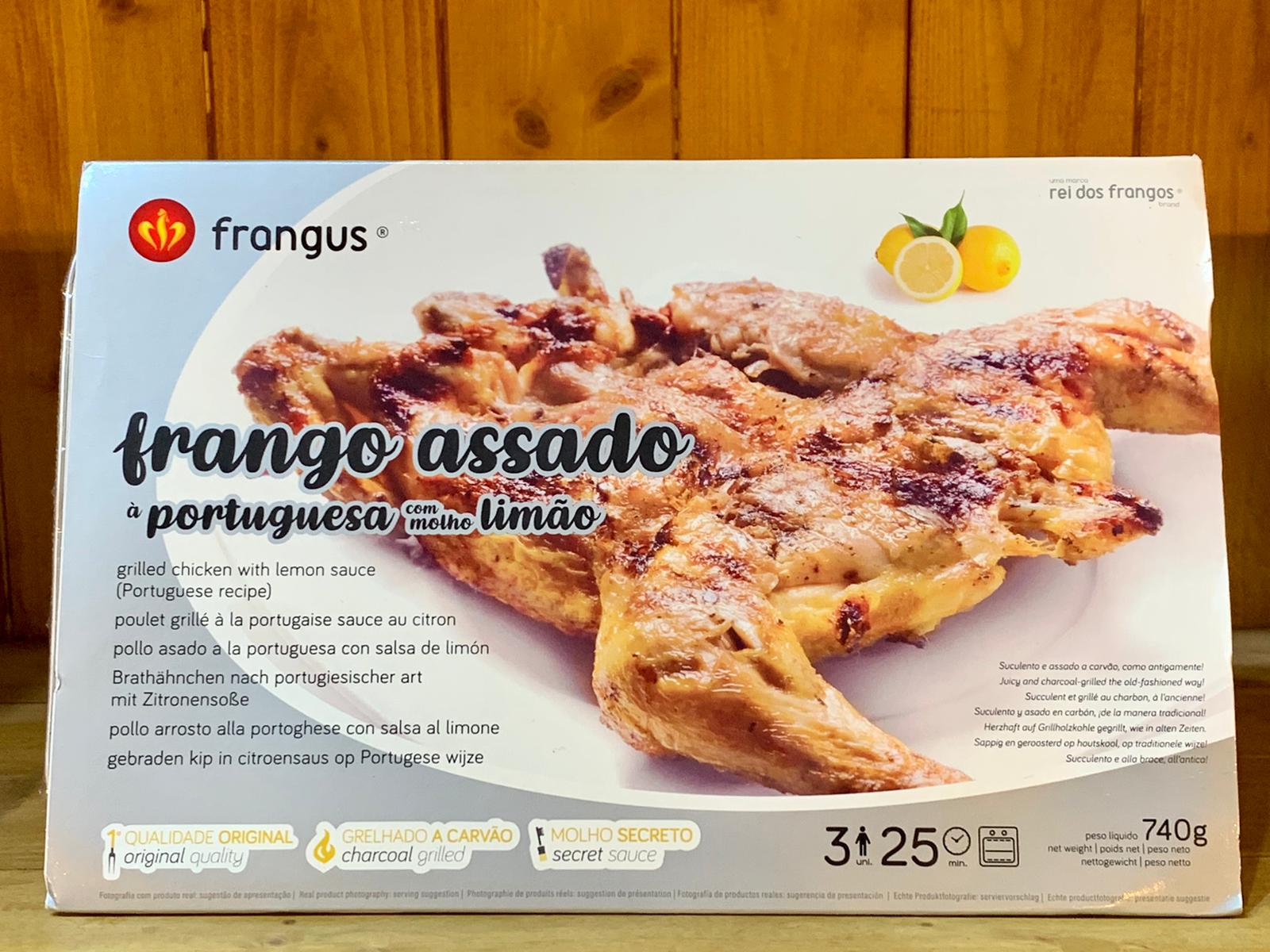 Frozen Roasted Chicken with lemon (Frango assado congelado) Mimosa